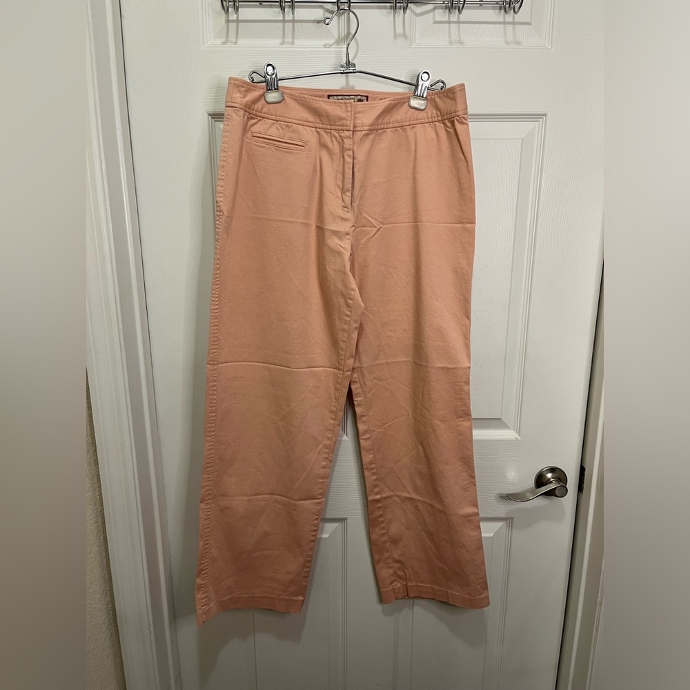 NWOT Caribbean Joe Peach Pants 14